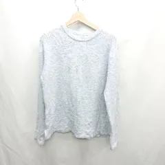 ◇ ⊇ a.v.v HOMME 長袖 ニット セーター サイズM ブルー メンズ E  【1502030028300】のサムネイル