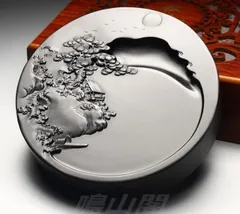 【緑端特大硯】◆穏美な緑端石◆16吋◆北嶺◆唐木天地蓋◆文革期以前◆検→端渓 Yahoo!オークション -「緑端渓硯」(美術品) の落札相場・落札価格