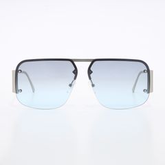 HOUSE OF WOO シールドサングラス リムレスアイウェア SHIELD BLUE