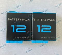 【新品】GoPro対応 Hero12/Hero 11/Hero 10/Hero 9 互換バッテリー 互換電池 AHDBT-901 3.85V 1800mAh お得な２個セット