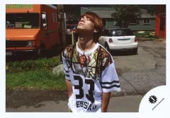 【中古】生写真(ジャニーズ) Mr.King vs Mr.Prince/平野紫耀/横型・上半身・衣装白・黒・茶色・左向き・顔上げ・両目閉じ/16新春 ジャニーズJr. ハワイオフショット/公式生写真