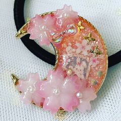 レジン♡ヘアゴム♡サクラとウサギ♡