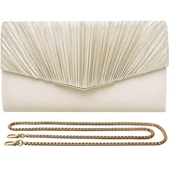 [TIGLOSS] [ティグロス] パーティーバッグ 結婚式 バッグ 大きめ ウェディングプランナー監修 レディース フォーマル カバン クラッチバッグ(シルバー) [シルバー]