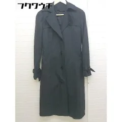 ■ ◎ UNIQLO ユニクロ ライナー付き 長袖 トレンチ コート サイズL ブラック レディース  【1103310002494】のサムネイル