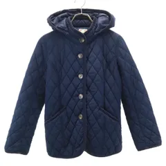 BEAMS HEART ビームスハート キルティングジャケット 0 ネイビー 中綿 レディース 古着