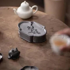 煎茶道具　錫　茶壺　茶入　林亭瑞製 煎茶道具 錫 茶壺 茶入 林亭瑞製