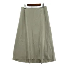 美品 INDIVI インディヴィ タグ付きロングスカート size13/アイボリー系