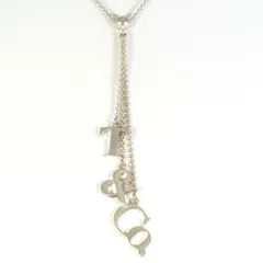 ティファニー　ロゴ　シルバー　ネックレス　necklace　箱　袋　総重量約3.2g　約40cm