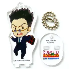 【中古】キーホルダー・マスコット(キャラクター) レオリオ=パラディナイト 「HUNTER×HUNTER×animatecafe ゾルディック家 トレーディングアクリルスタンドキーホルダー」 