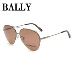 バリー BALLY BY0062-H 08E 62 サングラス アジアンフィット UVカット 紫外線カット ノーズパッド 鼻あて メンズ ブラウン ガンメタルのサムネイル