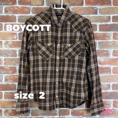 BOYCOTT  チェック柄シャツのサムネイル