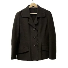 ISSEYMIYAKE(イッセイミヤケ) ジャケット サイズM レディース - ダークブラウン 長袖/秋/冬