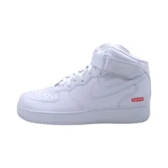 NIKE×SUPREME AIR FORCE 1 MID SP WHITE サイズ27.5cm FZ8784-100 箱有 ナイキ×シュプリーム エア フォース ワン ミッド スペシャル スニーカー 大名店