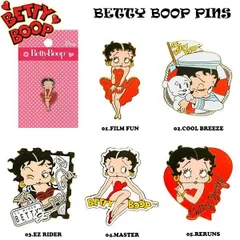 ビンテージ ベティちゃんピンバッチコレクション ベティちゃん ベティブープ ピンバッジ ①の通販 by しろ's shop