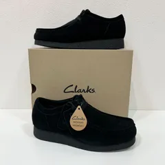 Clarks　完全防水　ワラビーエヴォウォータープルーフ　23.0cm～25.0cm　Black Sde
