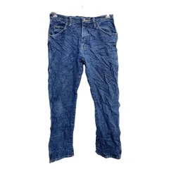 Wrangler デニムパンツ W32 ラングラー レギュラーフィット インディゴ コットン メキシコ製 古着卸 アメリカ仕入 2502-327
