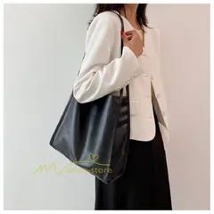 トートバッグ レディース ビジネスバッグ 大容量 大きめ バッグ PUレザー シンプル 肩掛け手提げ 仕事用 ハンドバッグ A4 通学 通勤 オフィス カジュアル 無地#photo42453