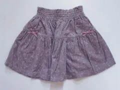 ペアレンツドリーム parentsdream アウトレット 子供服 女の子 100cm スカート リバティ 小花柄 紫 秋 冬 ★3 ボトムス 冬服 ガールズ 女児 キッズ 【中古】 ユーズド リサイクル 古着 子ども服 こども