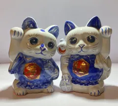 時代　陶器置物　恵比寿様&大黒様　七福神　明治 Amazon.co.jp: 時代 陶器置物 恵比寿様&大黒様 七福神 明治
