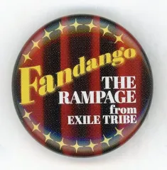 【中古】バッジ・ピンズ(男性) THE RAMPAGE(ストライプ：赤×黒) 缶バッジ 「THE RAMPAGE LIVE TOUR 2017-2018 “GO ON THE RAMPAGE”」 再追加グッズ