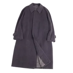 Vintage ランバン LANVIN コート ステンカラーコート バルマカーンコート 比翼 無地 ウール アウター 48(M相当) グレーのサムネイル