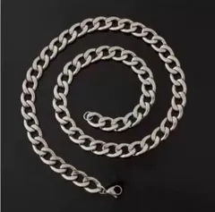 マイアミキューバン チェーン ネックレス シルバー 3~12mm 60cm  新品