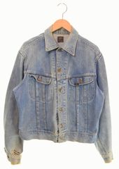 リー Lee 60s 101-J Denim Jacket Made in USA 60's デニムジャケット 黒タグ アメリカ製 PATD-153438 42 ジャケット ブルー 103MT-2343