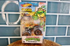 US限定　Hotwheels ホットウィール　Turtles  タートルズ　モンスタートラック　ミケランジェロ　モントラ