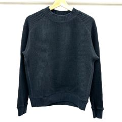 ★【JACKMAN  ジャックマン】ワッフルミッドネック　サーマル　JM7653　M　ブラック　トレーナー　スウェット　トップス　ニット　セーター/ｍab0068