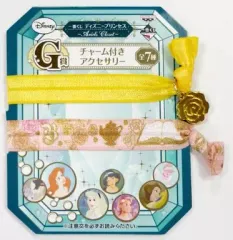 【中古】アクセサリー(非金属)(キャラクター) 美女と野獣 チャーム付きアクセサリー 「一番くじ ディズニープリンセス～Ariel’s Closet」 G賞