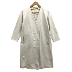 美品　マルティニーク　ツイード　ノーカラーコート　ノーカラーロングジャケット martinique（マルティニーク） ジャケット ノーカラージャケット