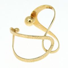 イヤーカフ K10YG 10金 イエローゴールド 耳飾り アクセサリー サークルデザイン