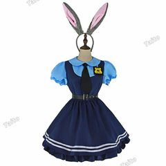 ジュディ ホップス コスプレ衣装 ハロウィン 警察服 ワンピース コスプレ衣装 ウサギの警官服 コスチューム 変身 仮装 変装 Cosplay 文化祭 学園祭 遊園地 クリスマス イベント 撮影 ファミリー パーティー