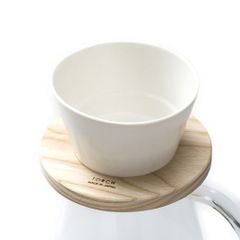 ドーナツ コーヒードリッパー「mountain coffee dripper」（白）