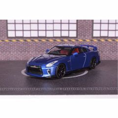 MOTORHELIX モーターヘリックス 1/64 日産 GT-R(R35) トラックエディション ベイサイドブルー M63513