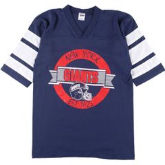 古着 80年代 TRENCH NFC New York Giants ニューヨークジャイアンツ フットボール七分袖Tシャツ USA製 メンズS ヴィンテージ/eaa258359