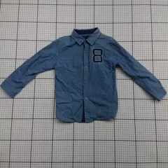 ◇ ⊂ TOMMY HILFIGER トミーヒルフィガー カジュアル系 長袖 長袖シャツ サイズ4T ライトブルー系 キッズ 子供服 E  【1509100032267】