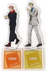 【中古】アクリルスタンド・アクリルパネル [単品] 虎杖悠仁＆七海建人 描き下ろしアクリルスタンド全2種セット 「Blu-ray/DVD 呪術廻戦 渋谷事変 第1巻～6巻」 楽天ブックス連動購入特典