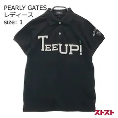 PEARLY GATES パーリーゲイツ 半袖ポロシャツ ブラック系 1 [240001973731]#