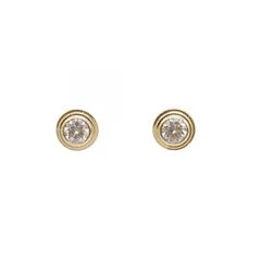 カルティエ CARTIER ピアス ダムール ピアス XS B8301215 K18（イエローゴールド） ダイヤモンド ダムール ピアス XS レディース Used Aのサムネイル
