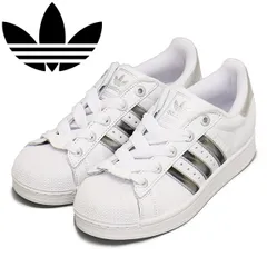 adidas (アディダス) JR4233 SUPERSTAR II W スーパースター レディース スニーカー フットウェアホワイト/マットシルバー/コアブラック AD338 23.0cm