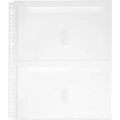 【 新品 未開封 】 キングジム 2630PA スキットマン 取扱説明書ファイル用ポケット 2段タイプ(30穴/乳白) 2630PA 未使用 送料無料