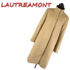 ロートレアモン　ウール/ステンカラーコート　サイズ38 レディースM　ベージュ系　管NO. R0-058