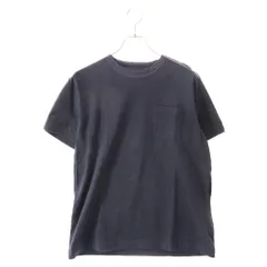 Sacai (サカイ) 19SS SHORT SLEEVE CUTSEWN コットン 半袖 ボタン付き Tシャツ ネイビー SCM-020のサムネイル