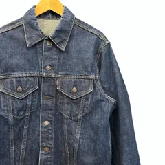 60s ビンテージ リーバイス 70505 BIG E デニム ジャケット 濃紺 44相当 60年代 USA製 ヴィンテージ Levi's 70505 ビッグE ジージャン デニムジャケット vintage