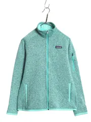 【お得なクーポン配布中!】 パタゴニア ベターセーター ジャケット レディース М 古着 17年製 フリース セーター ブルゾン フルジップ アウトドア シンプル グリーン