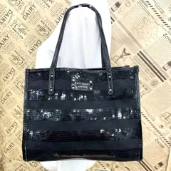 ケイトスペード ハンド トートバッグ 黒 スパンコール FX165