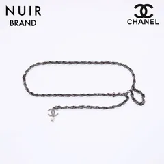 CHANEL - シャネル ココマーク コットンパール チェーンベルト