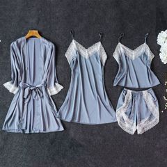 【新品】 在庫一掃セール中！ 組み合わせ自由サテンルームウェア4点セット