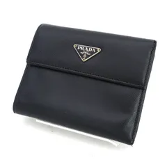 PRADAプラダ M170 二つ折り財布 ミニ財布 TESSUTO EBANO PRADA プラダ 二つ折り財布 2MO738 2E54 メンズ レザー 小銭入れ